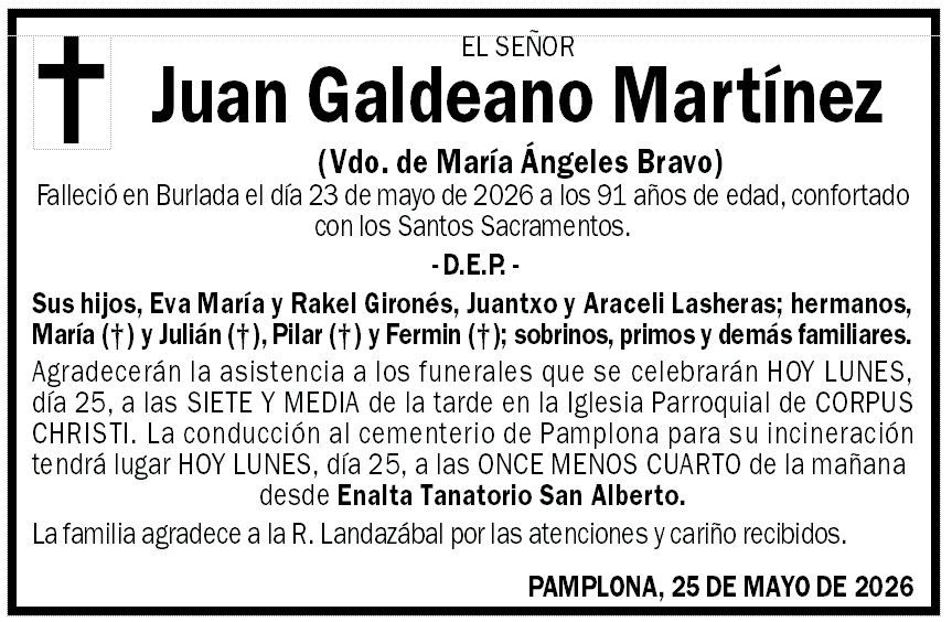 Juan Galdeano Martínez