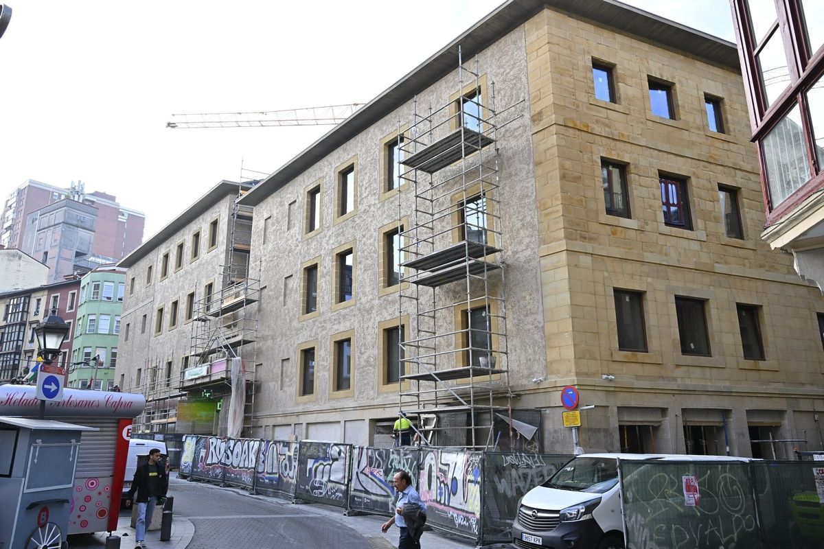 El Museo Vasco de Bilbao estrena fachada