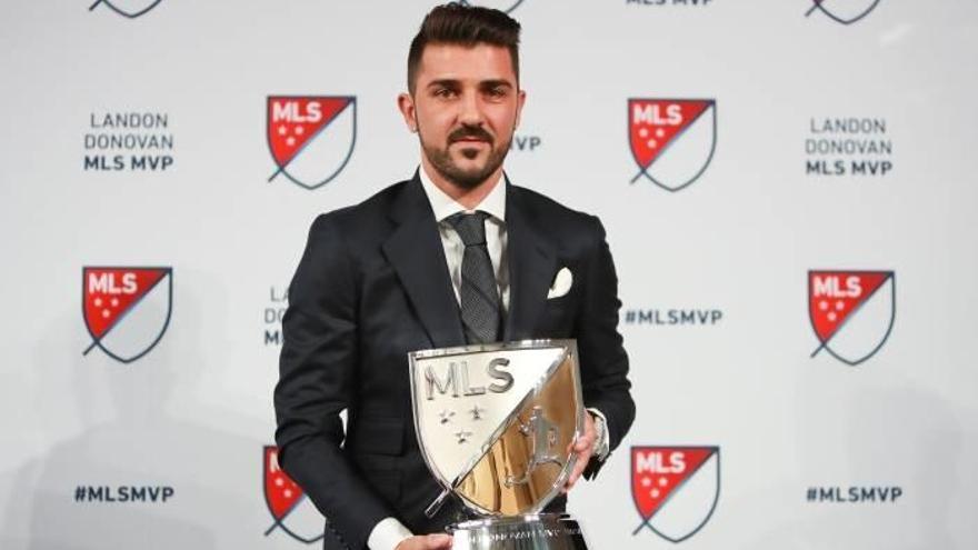 David Villa, elegido mejor jugador de la temporada en EE.UU.