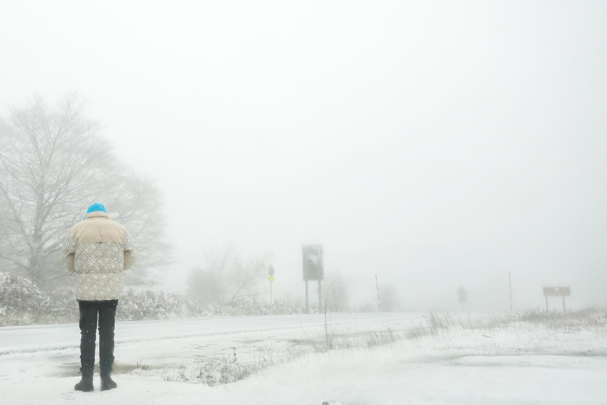 Las primeras nieves del otoño cubren Opakua