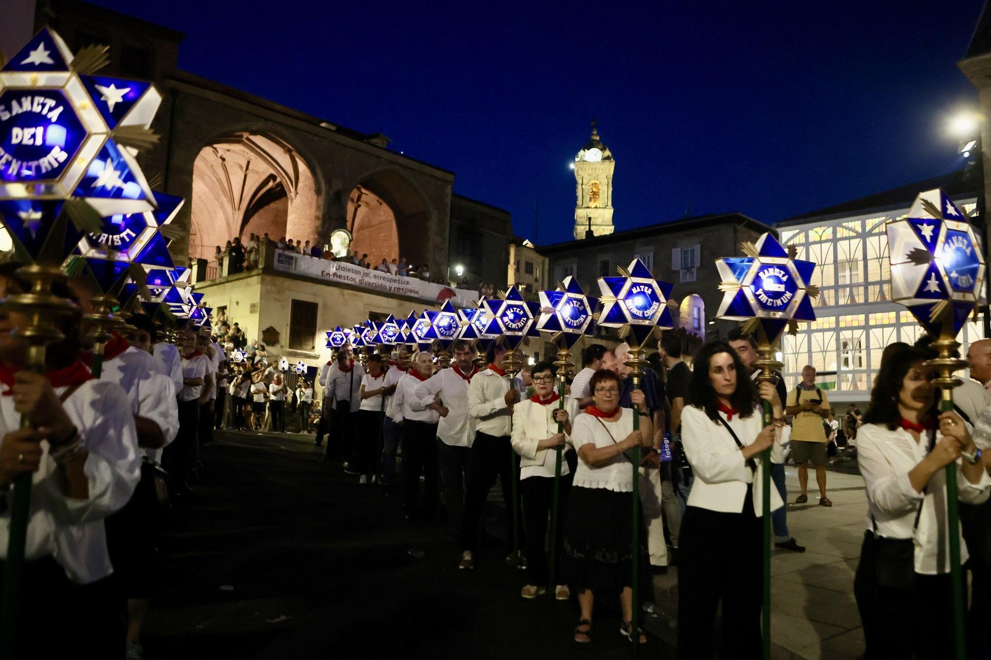 Procesión de Los Faroles en fiestas de La Blanca.