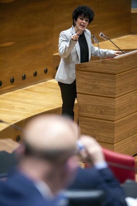 Imágenes del Parlamento de Navarra del pleno de este jueves 25 de marzo