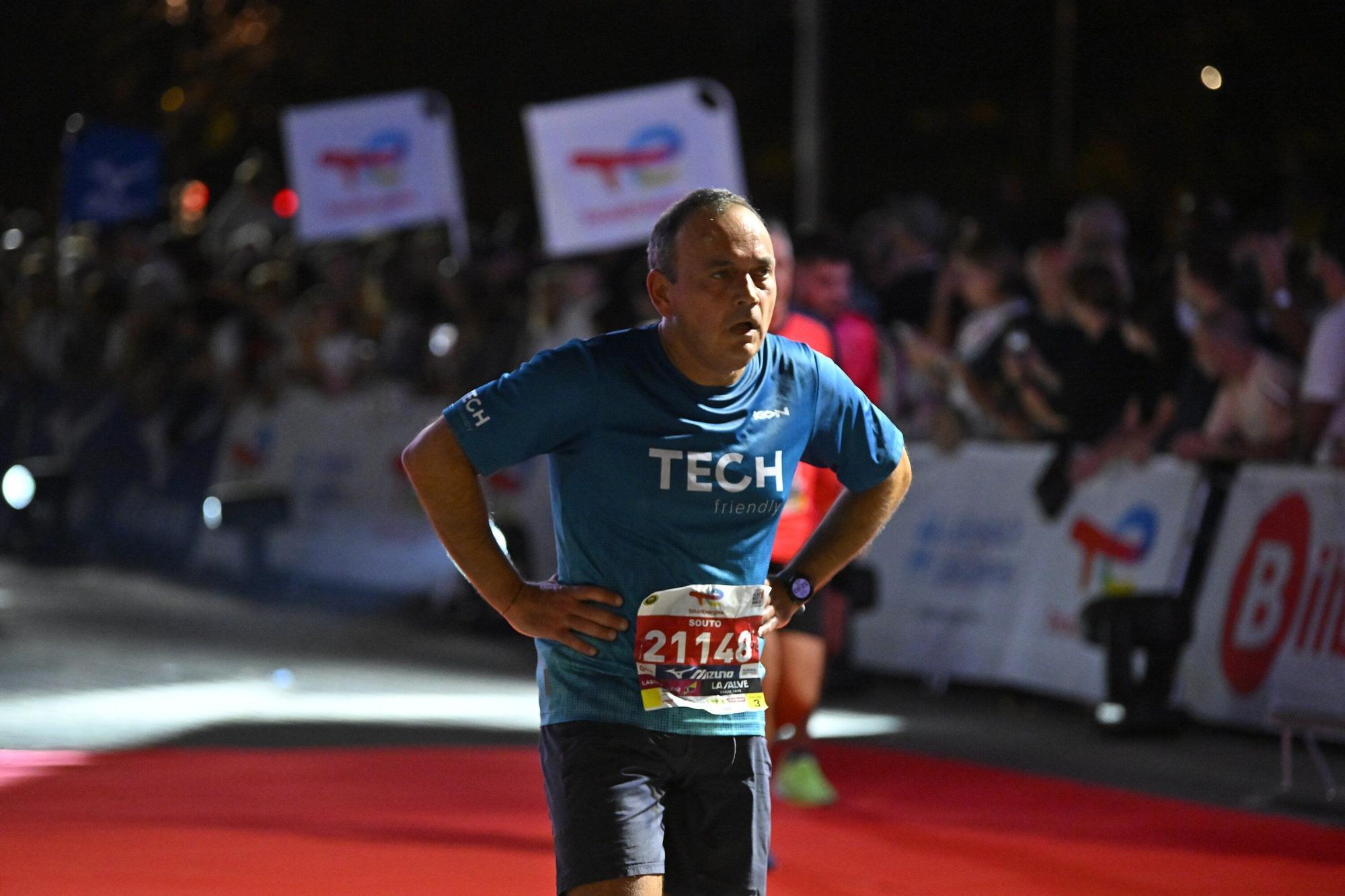 El Bilbao Night Marathon, en imágenes