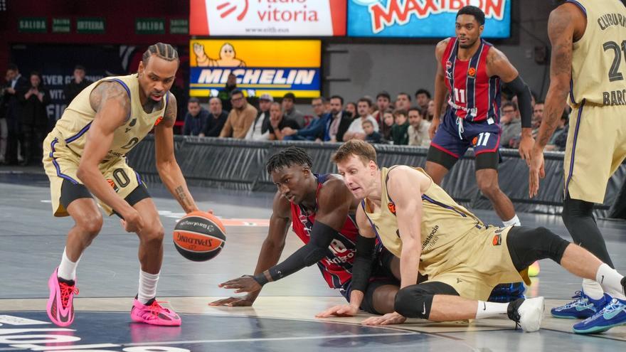 Víctima de los elementos en el Buesa Arena