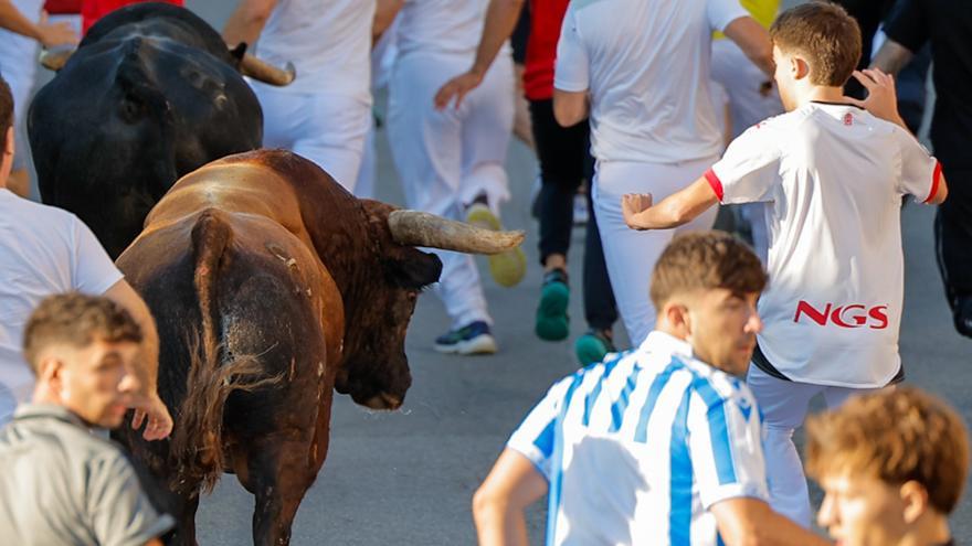 Fotos del cuarto encierro de fiestas de Tafalla 2026