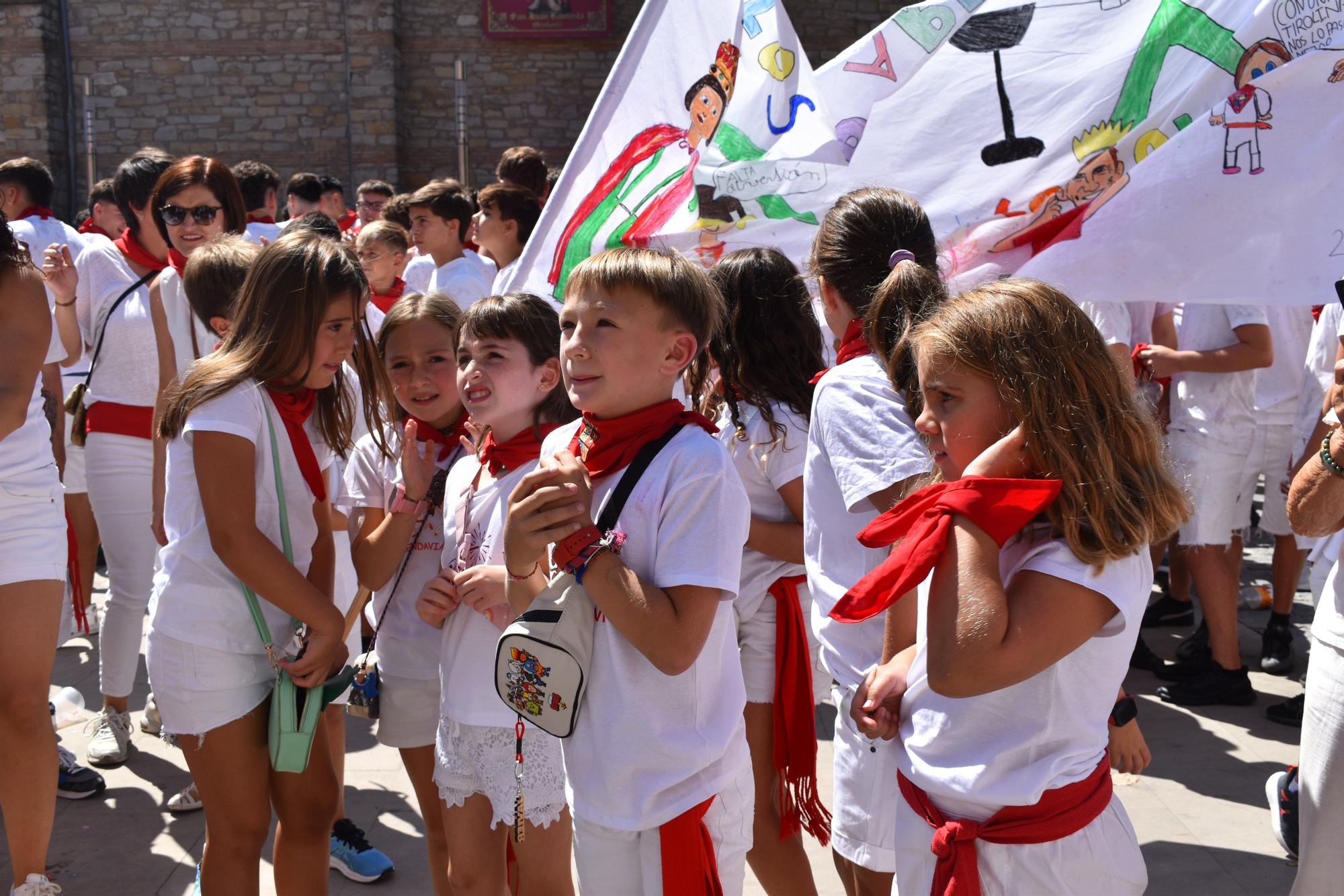 Fotos del chupinazo de Mendavia 2025
