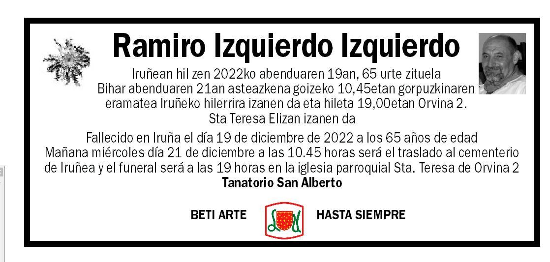 Ramiro Izquierdo Izquierdo