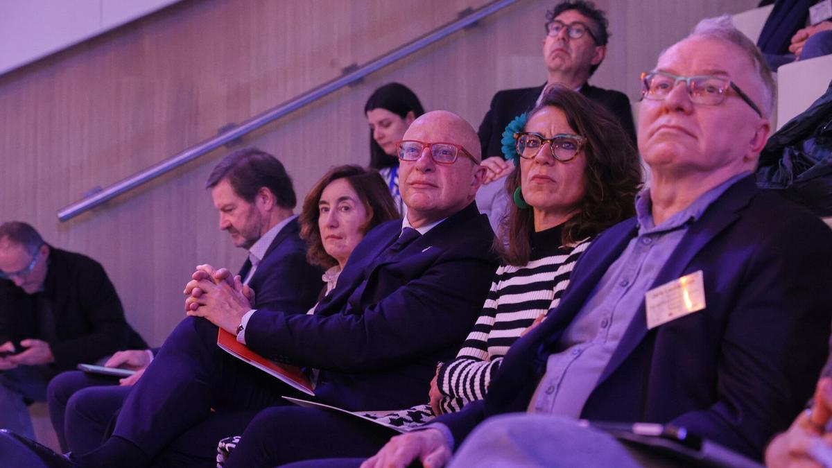 El consejero Gimeno, en febrero de este año en el Conservatorio.