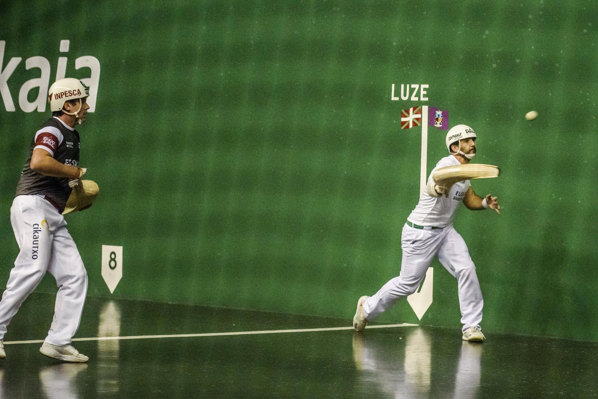 En imágenes: Final femenina de cesta punta de la Liga de Naciones 36 metros