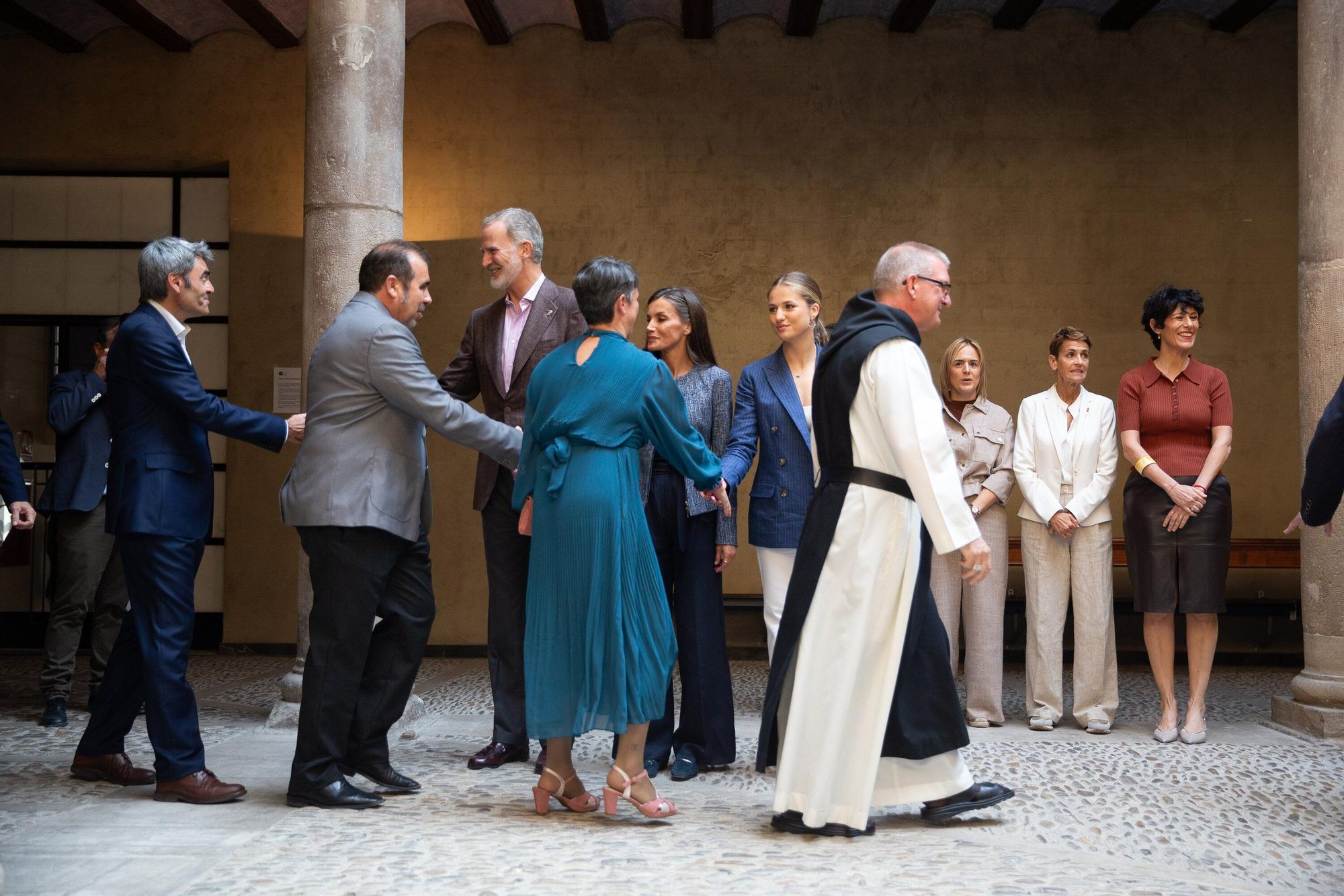 Fotos de la visita de los Reyes a Olite y Tudela