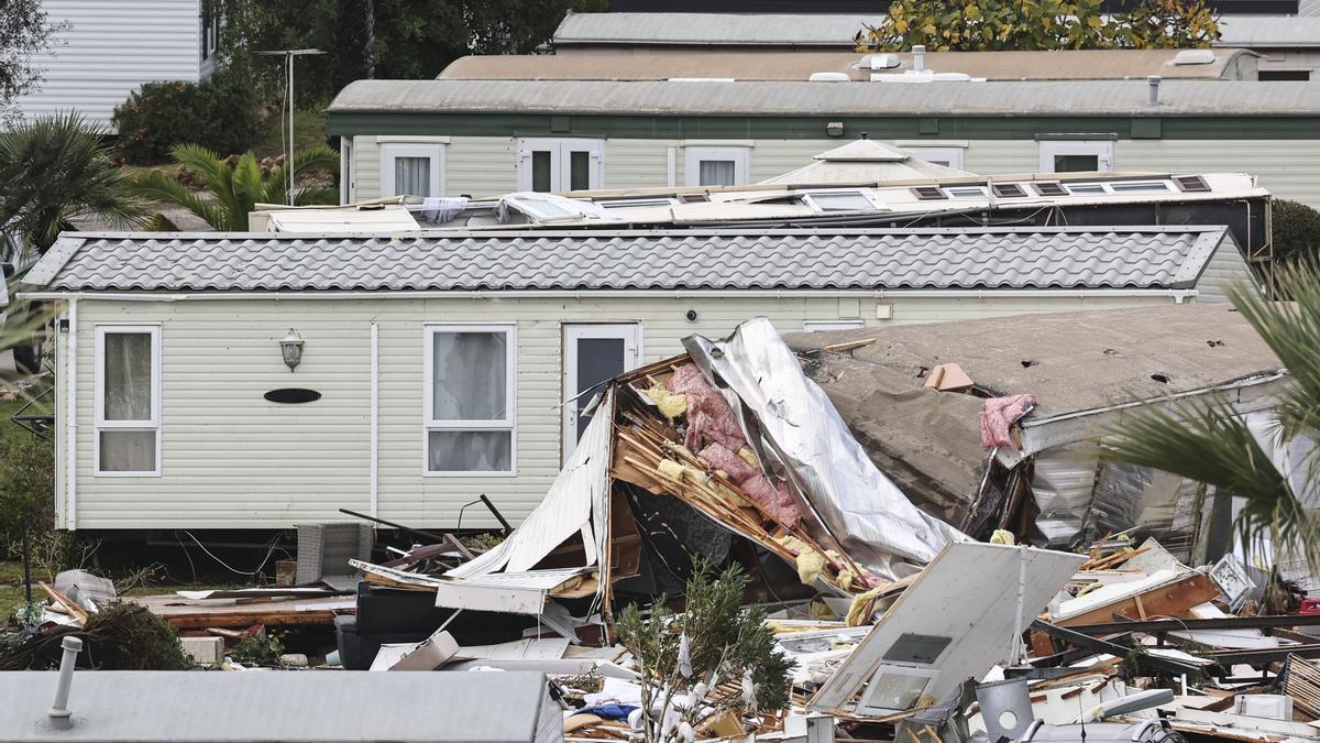 Una mujer británica muere por los efectos de la borrasca Claudia en Portugal.