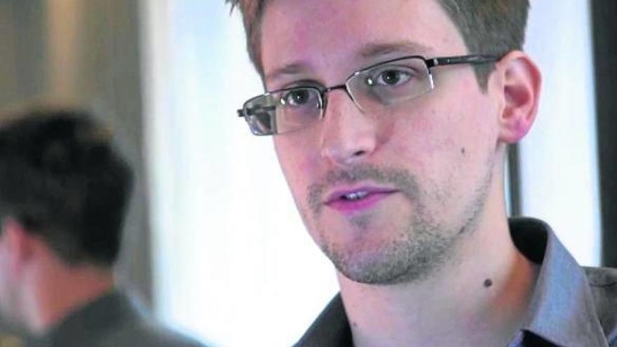 El exinformático de la CIA, Edward Snowden.