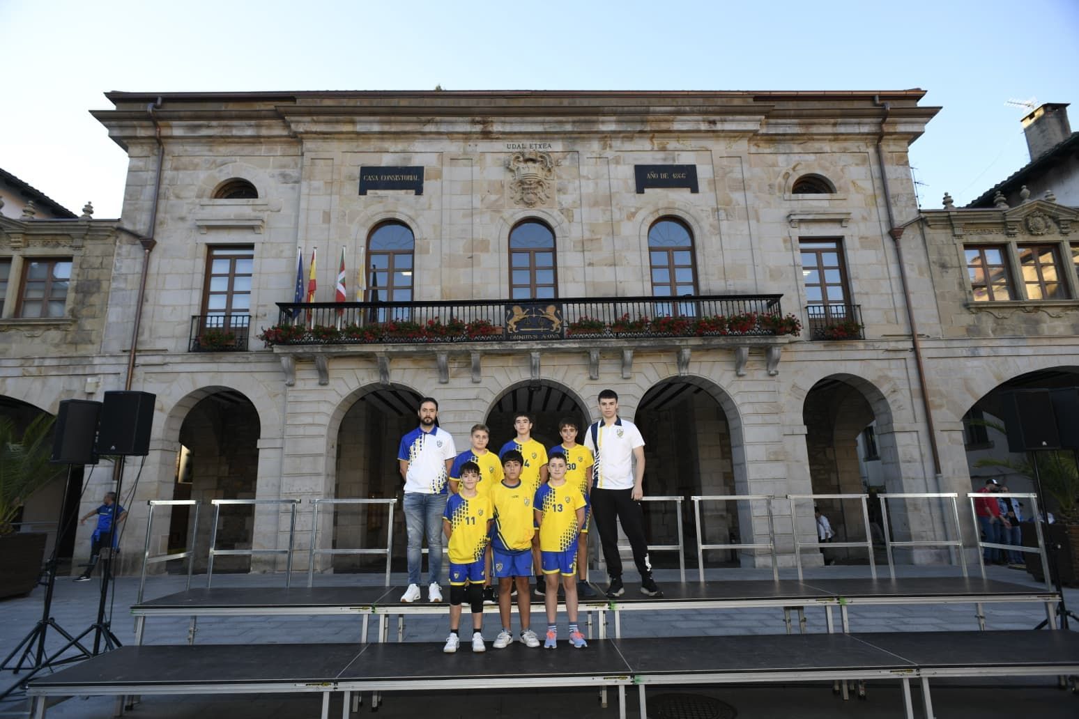 Presentación de los clubes deportivos de Urretxu y Zumarraga