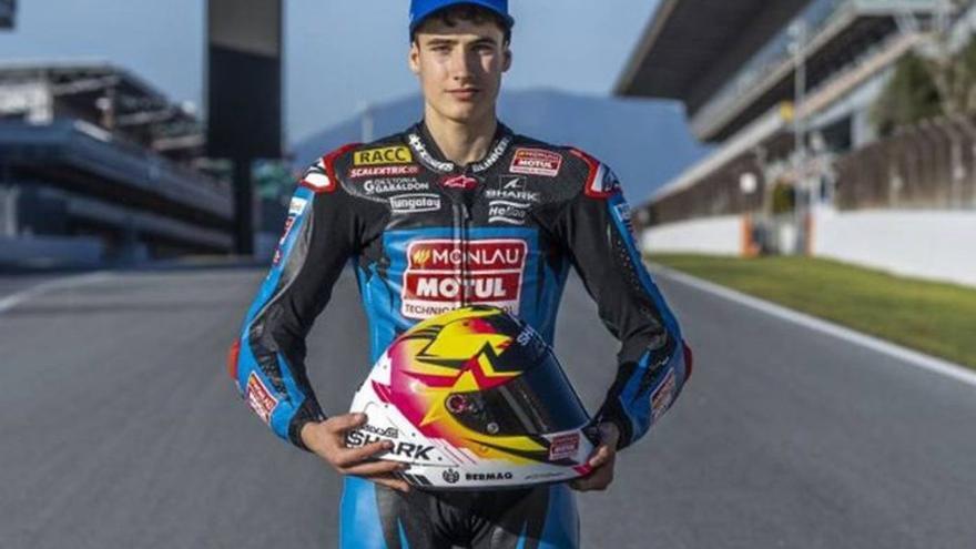 Muere el piloto catalán Pau Alsina, a los 17 años, tras sufrir un accidente en Motorland