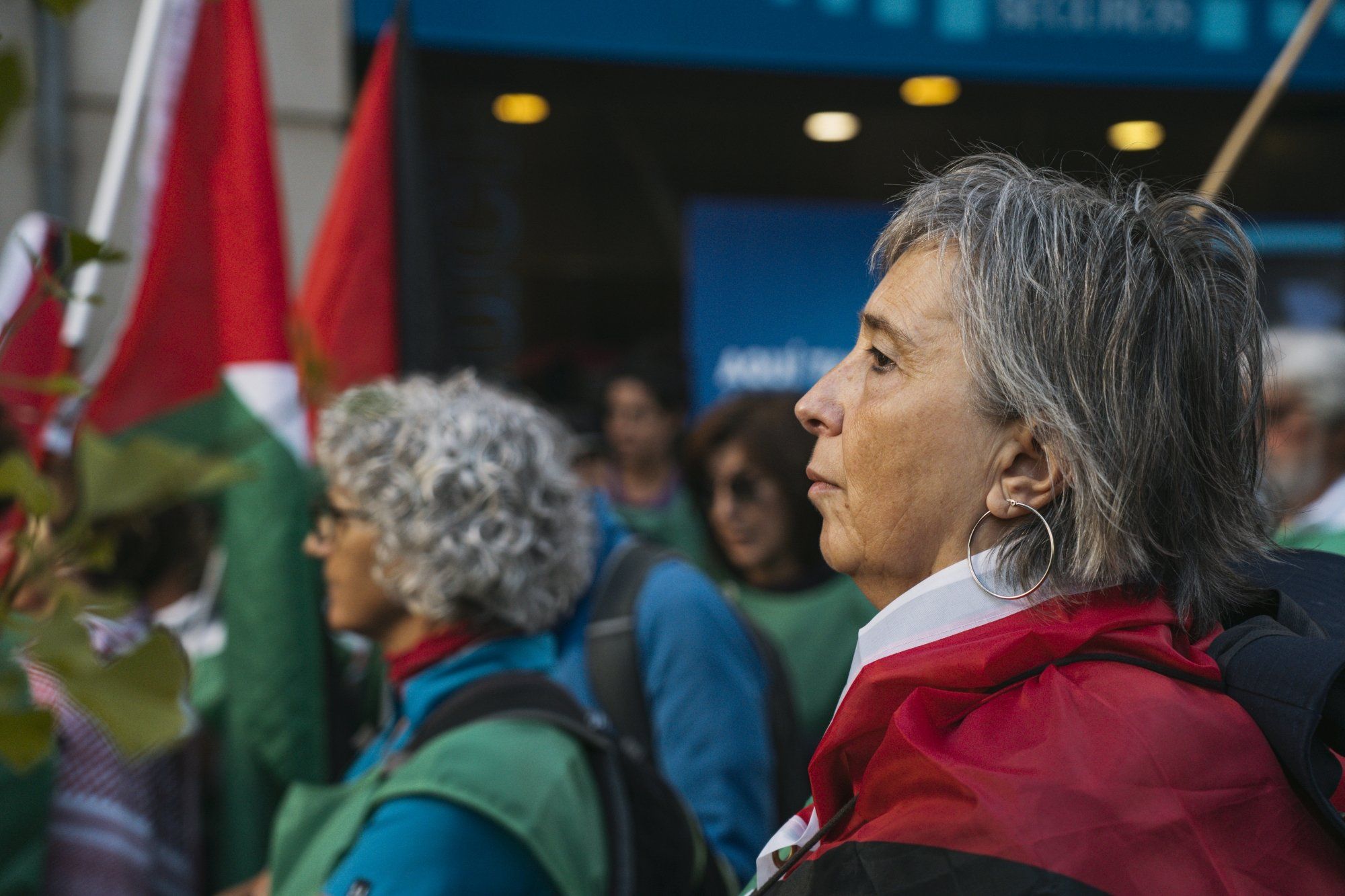 Fotos de la marcha pro Palestina 'Ibaitik Itsasora' en Tudela
