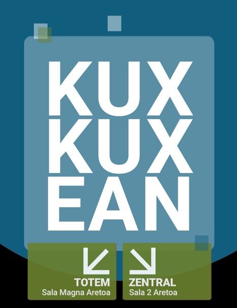 Cartel de la tercera edición del ciclo Kuxkuxean.