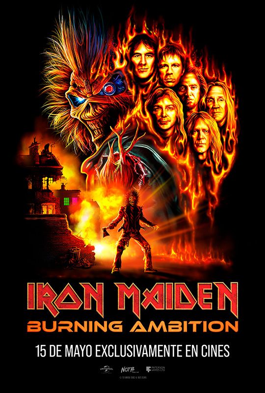Cartel del documental de Iron Maiden