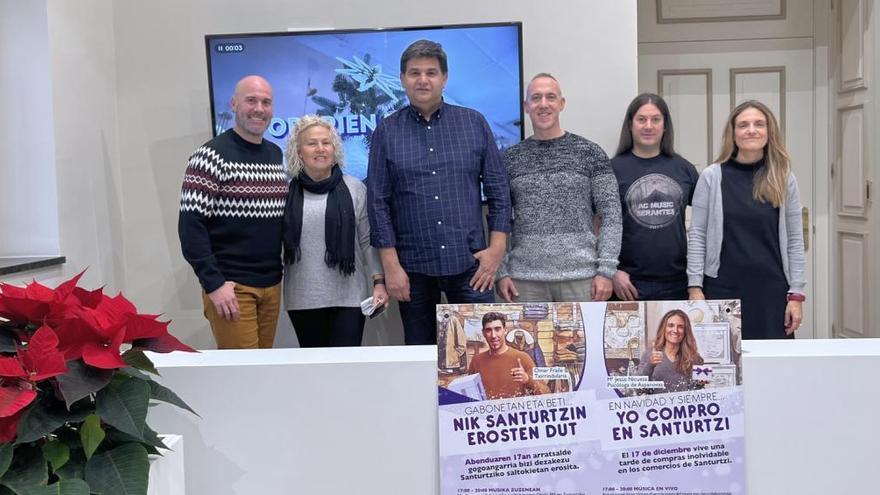Rostros populares de Santurtzi apoyarán el comercio local
