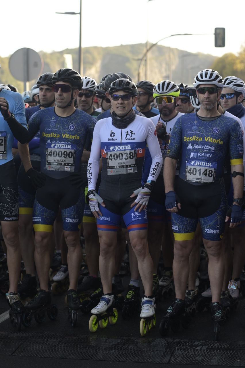 Ilusión y concentración en la salida de la Behobia-San Sebastián
