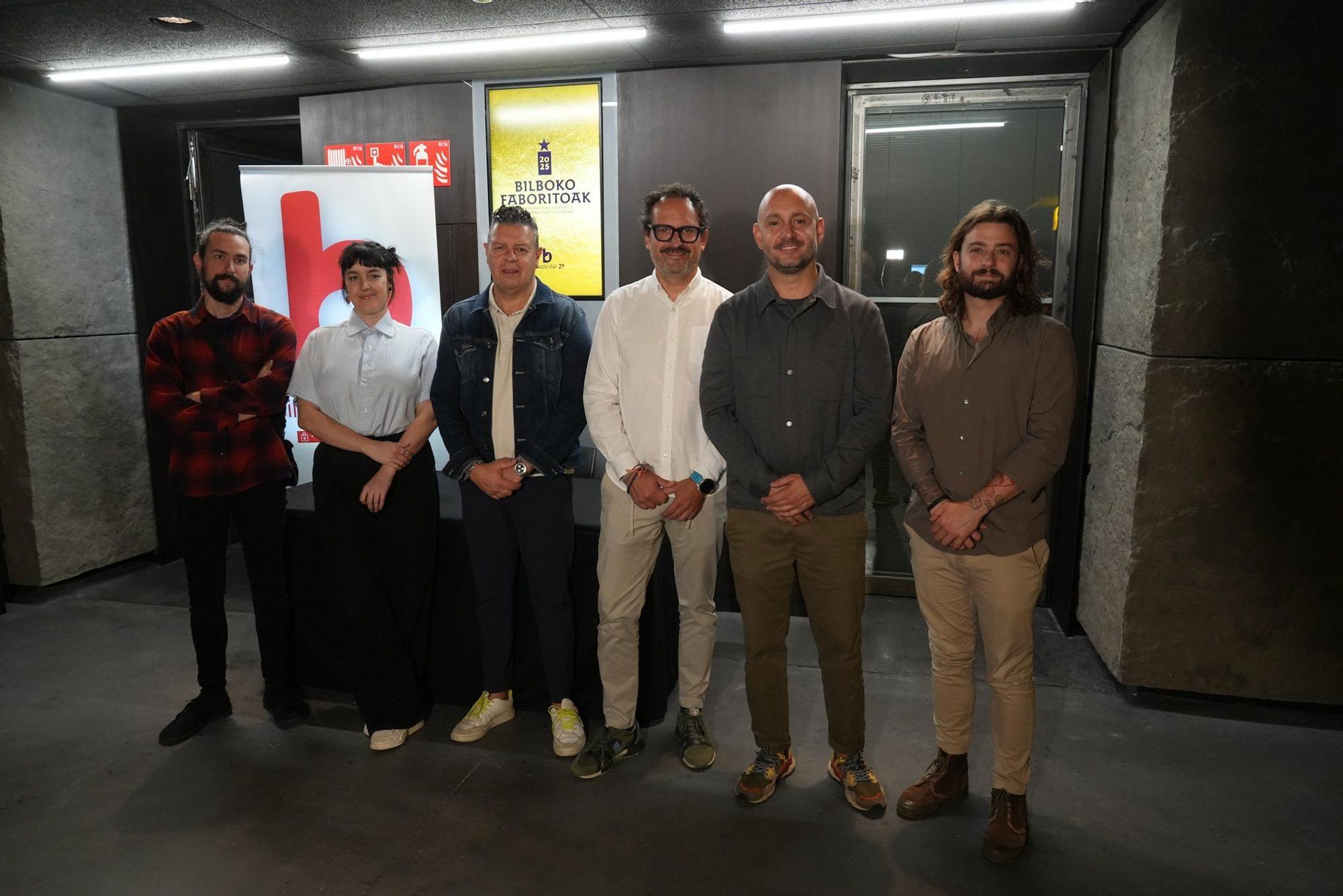 Salvador Maura, Irene Río, José Cayón, Roberto López, César Vaciero y Edu Hurtado.