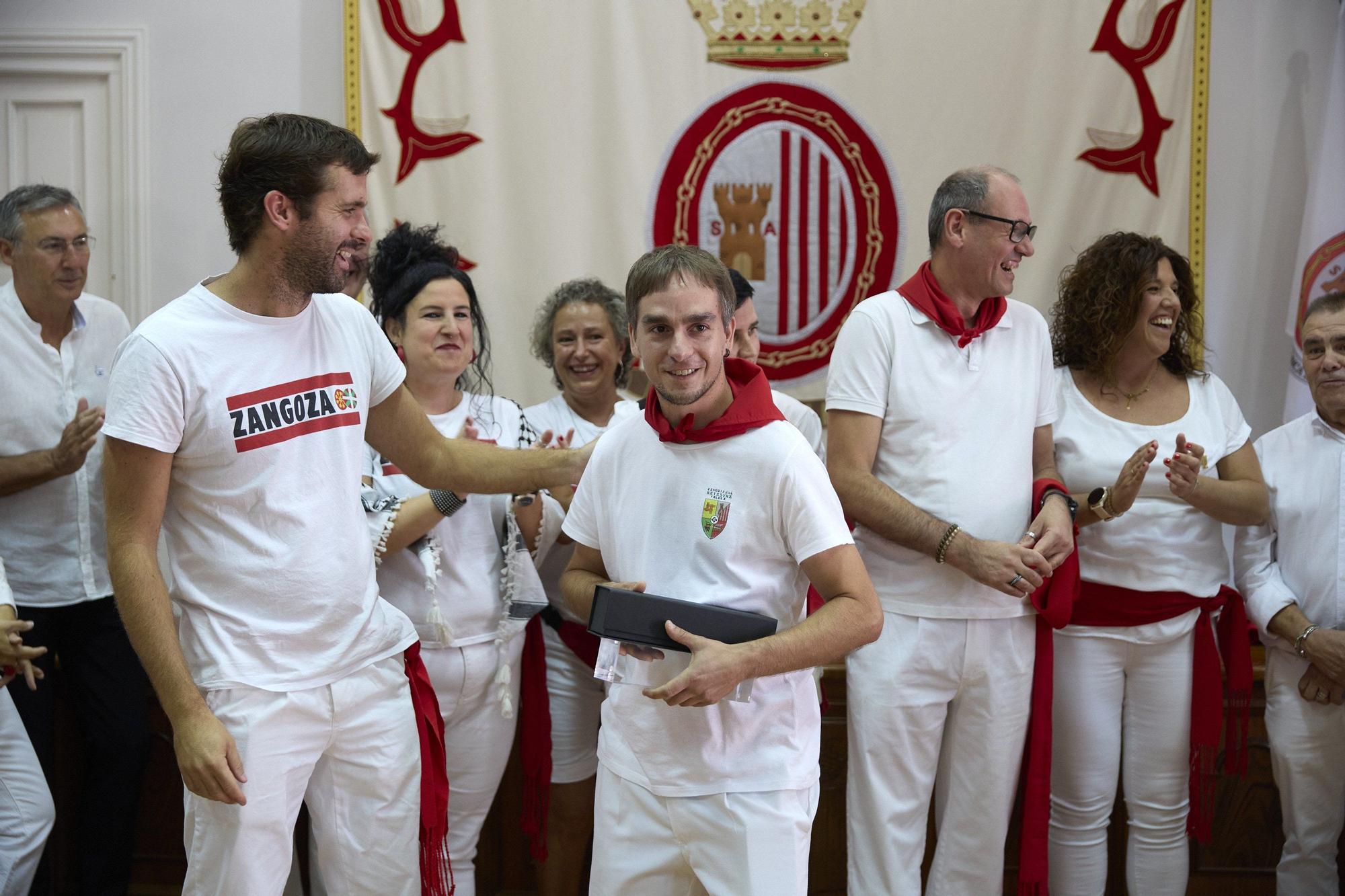 Fotos del cohete de fiestas de Sangüesa 2025