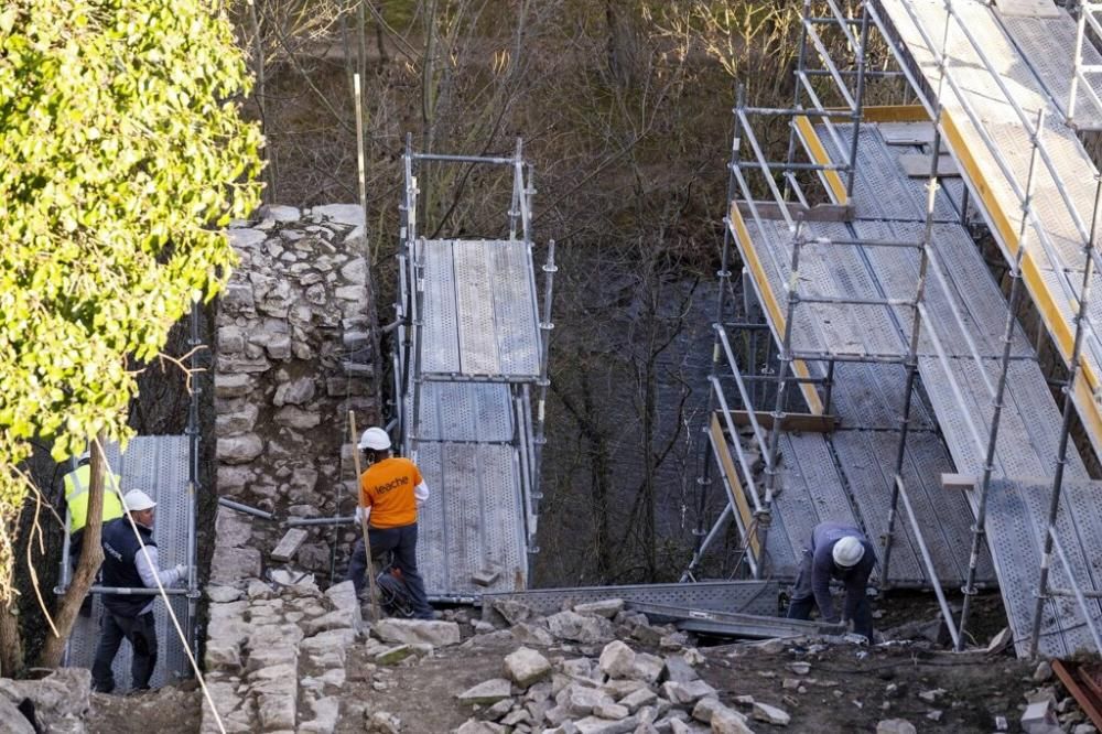 Visita a las obras del baluarte de Parma