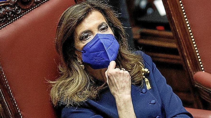 Elisabetta Alberti Casellati, presidenta del Senado, y candidata propuesta por la derecha. Foto: Efe