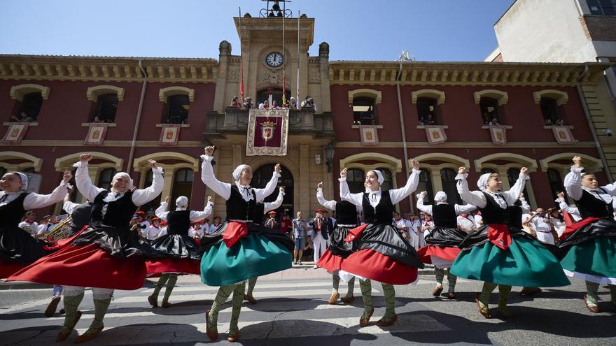 Fotos del Chupinazo de fiestas de Estella