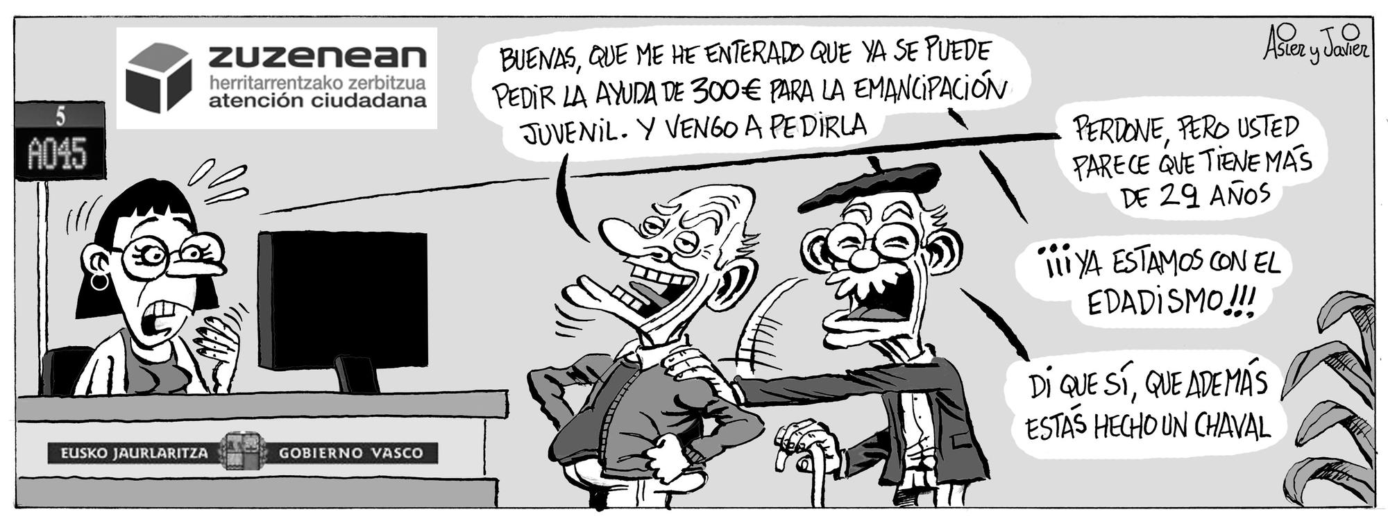 La tira de Asier y Javier del miércoles 21 de febrero 2024