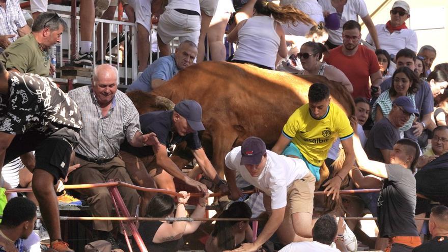 Moha Nabil, recortador herido en Cadreita: &quot;Tengo el fémur roto. El toro me cayó encima y me aplastó la pierna&quot;