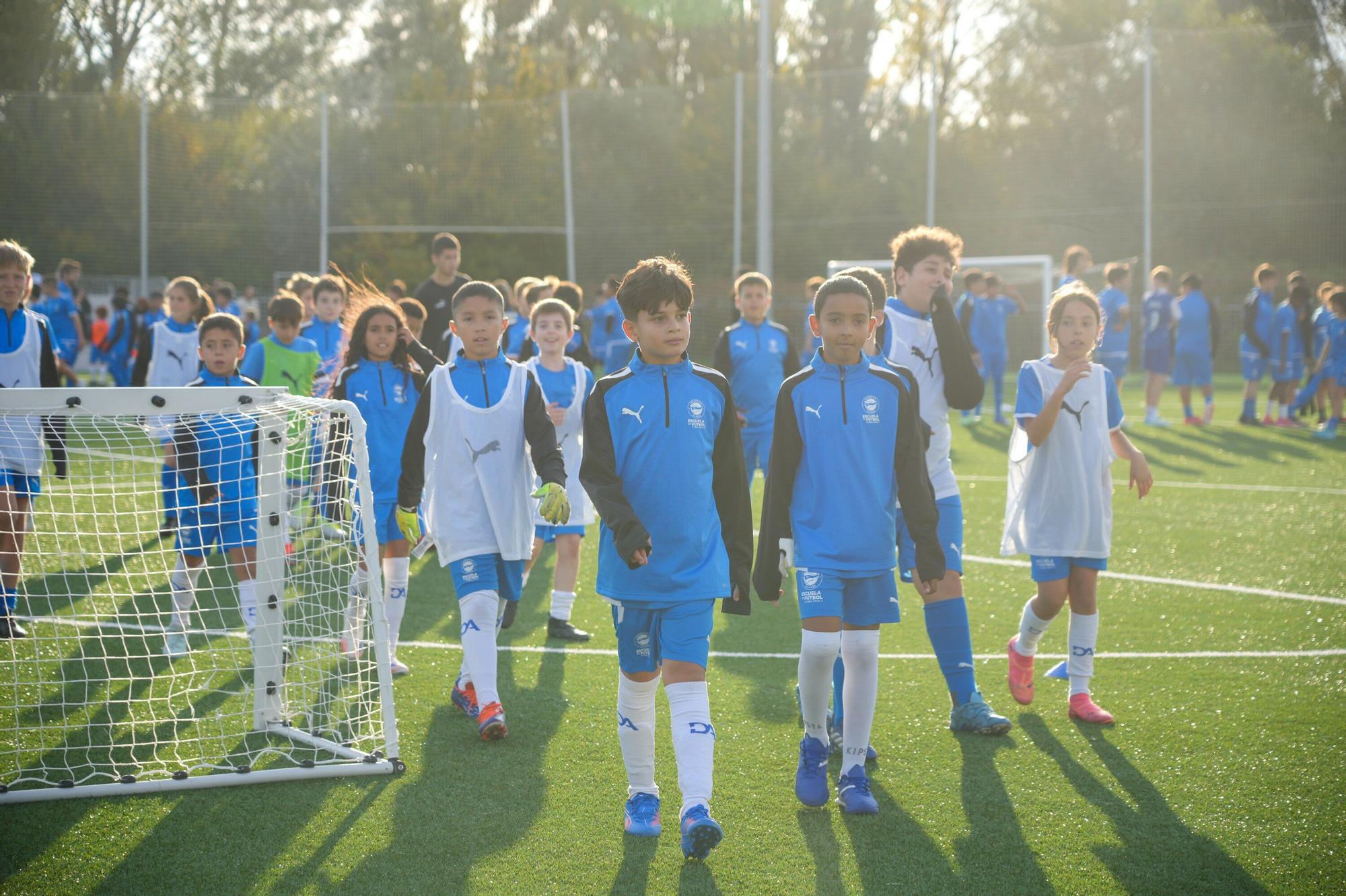 En imágenes: Comienza el curso en la Escuela de Fútbol del Alavés