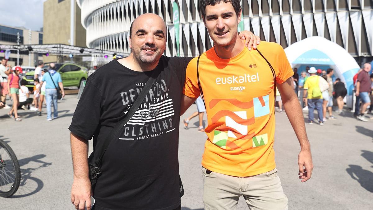 La Vuelta se suma a la fiesta en Bilbao