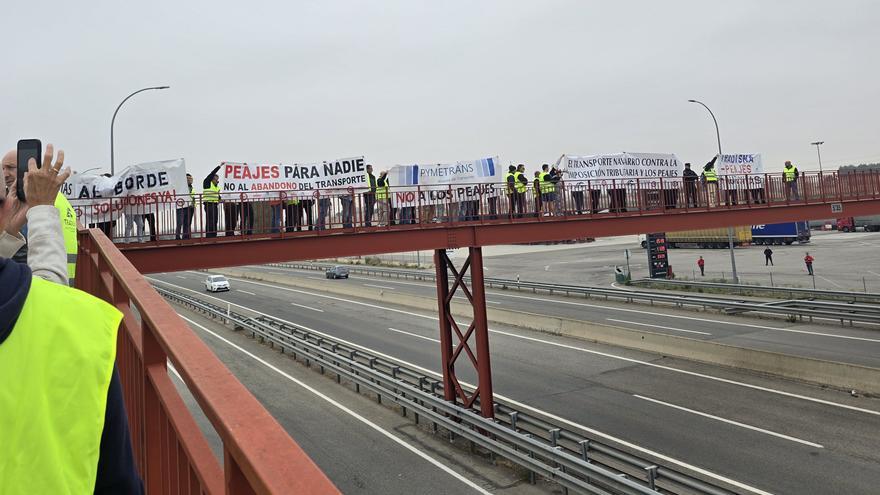 El transporte navarro vuelve a las carreteras para exigir &quot;respeto y soluciones&quot;