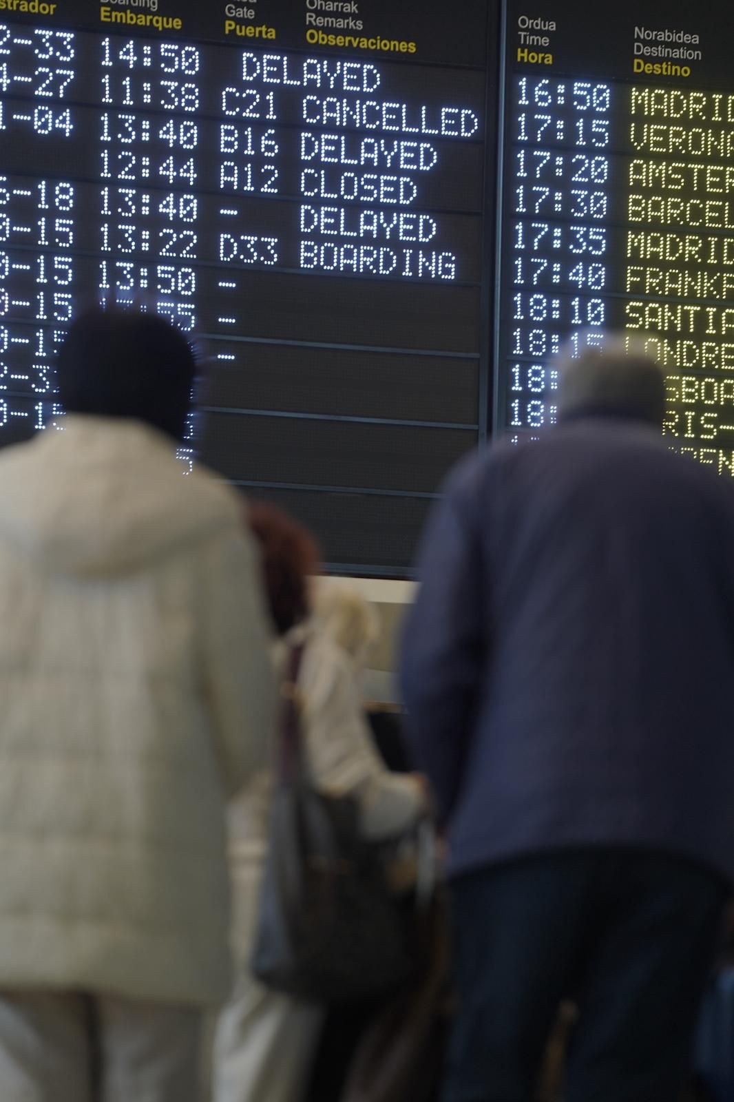 Consecuencias de las fuertes rachas de viento en Bizkaia