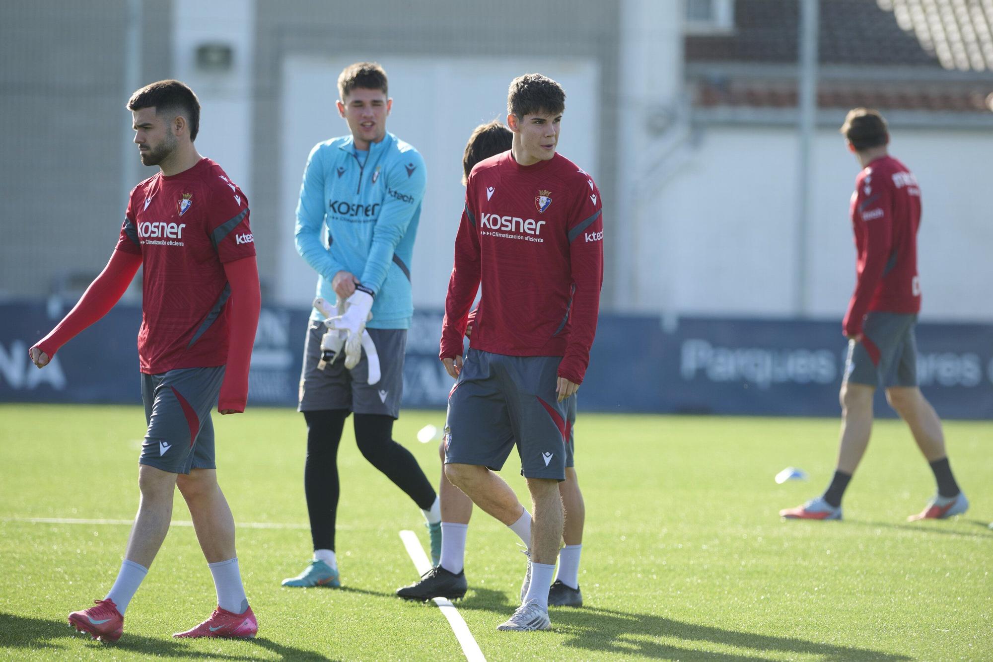 Fotos del entrenamiento de Osasuna (domingo 9 de noviembre)