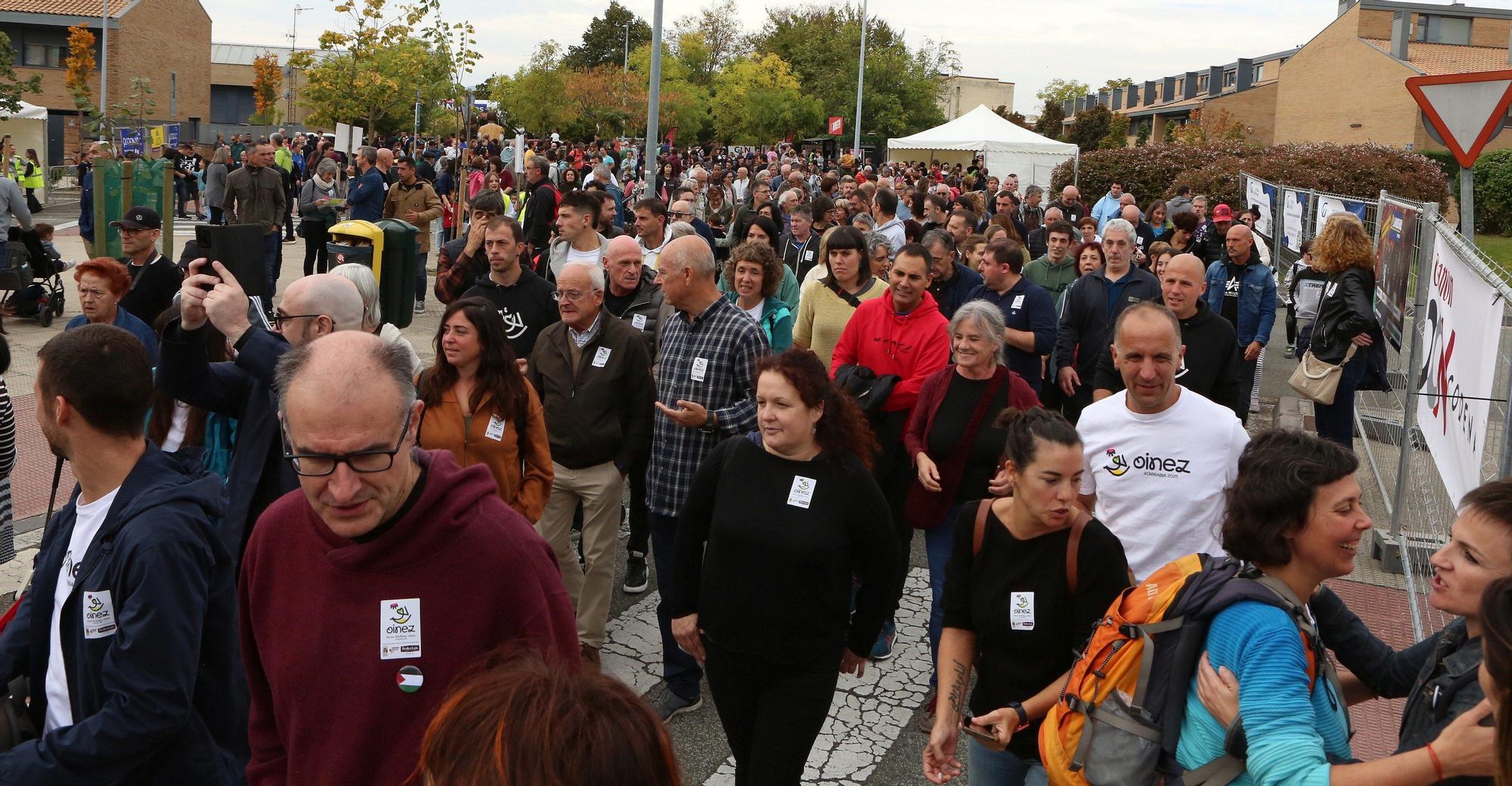 Fotos: Nafarroa Oinez 2025 en la ikastola Paz de Ziganda de Villava - Atarrabia
