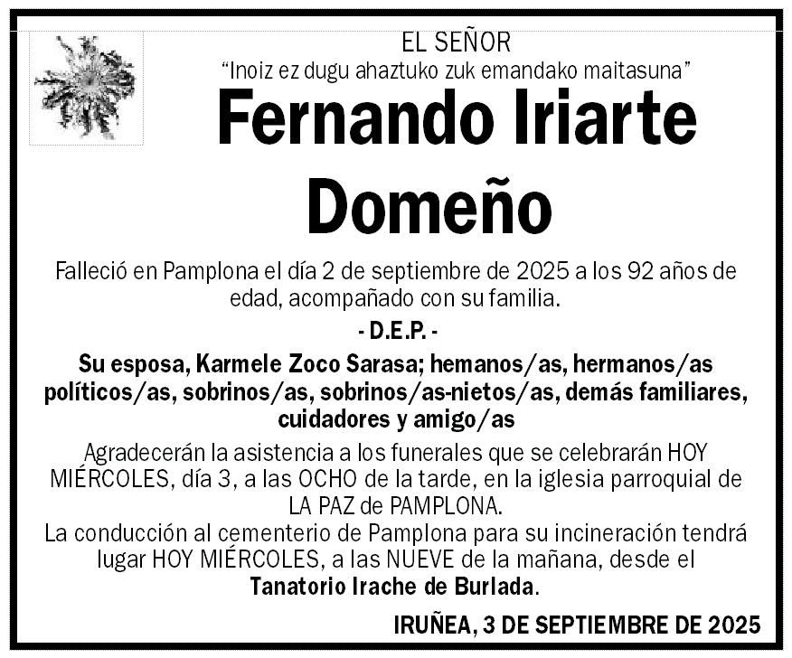 Fernando Iriarte Domeño