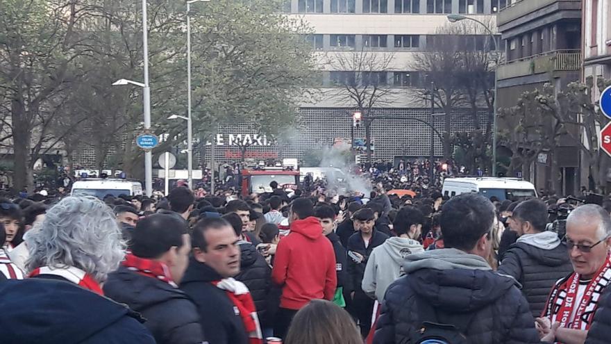 Osasuna, retenido por la Ertzaintza más de media hora: el club rojillo pide 15 minutos de aplazamiento y le dan 10