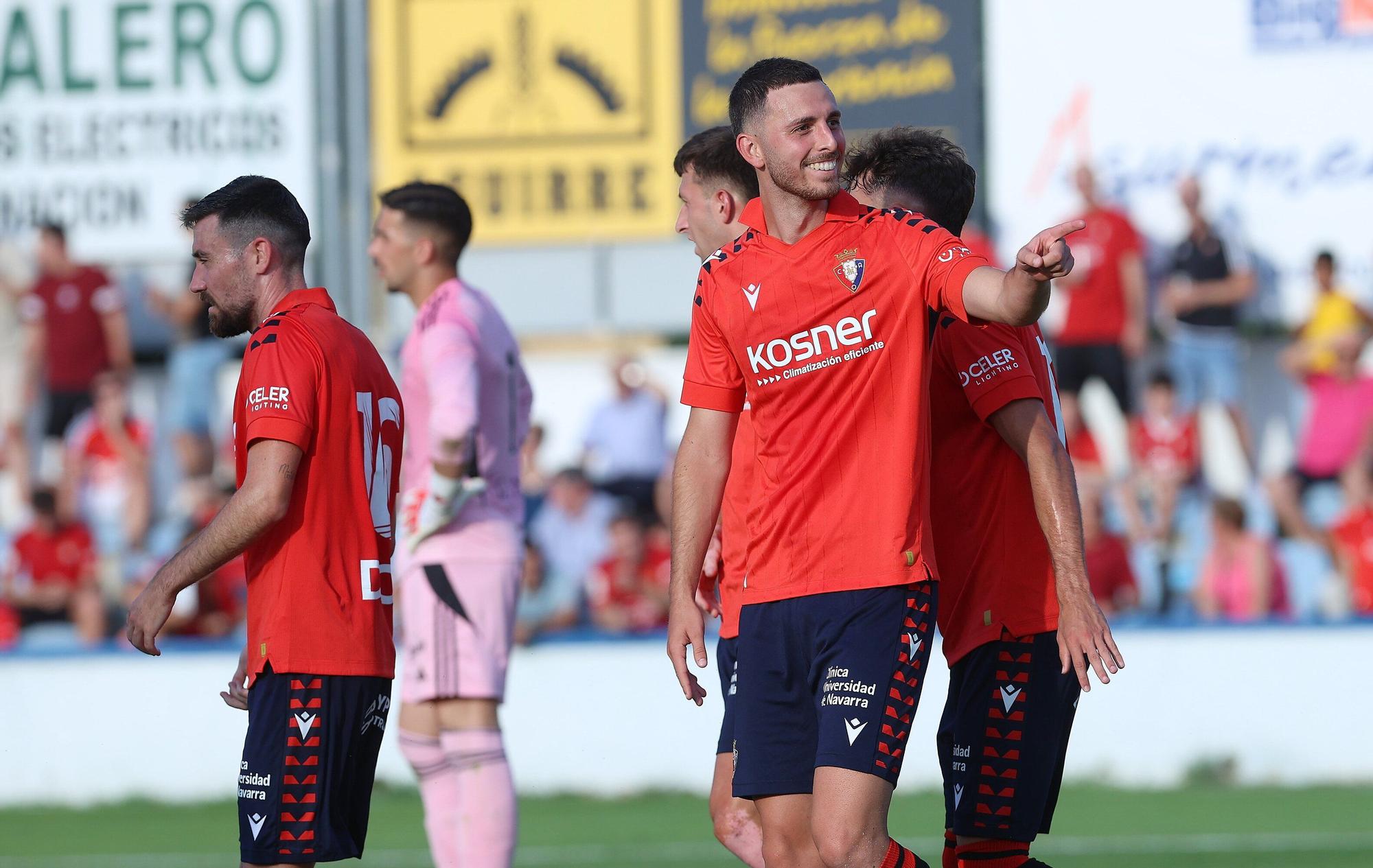Osasuna logra en Tafalla su primer triunfo de pretemporada