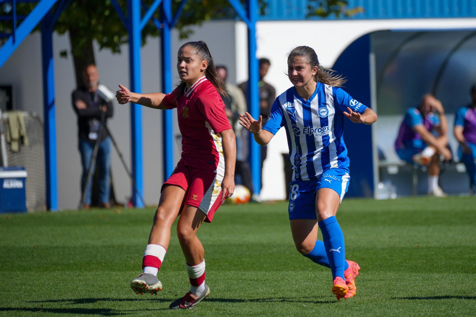 En imágenes: Las Gloriosas consiguen los tres puntos frente al Tenerife Sur B