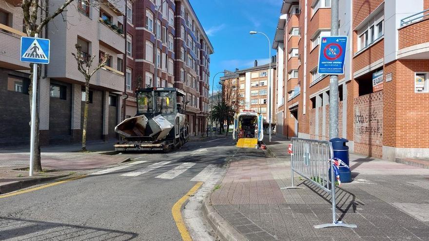 Durango completa el asfaltado de la calle Gallanda