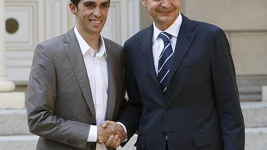 Contador y Zapatero.