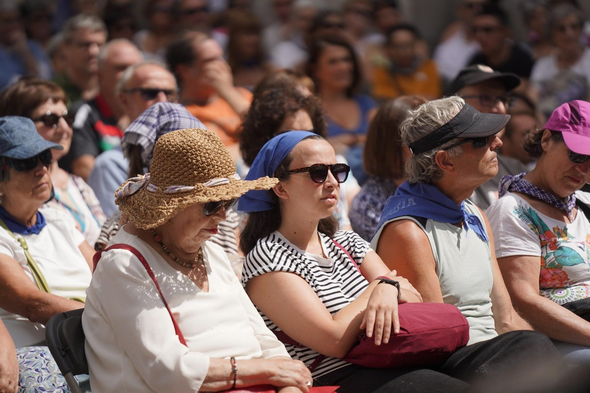 En imágenes: La penúltima sesión de bertsolaris en Aste Nagusia