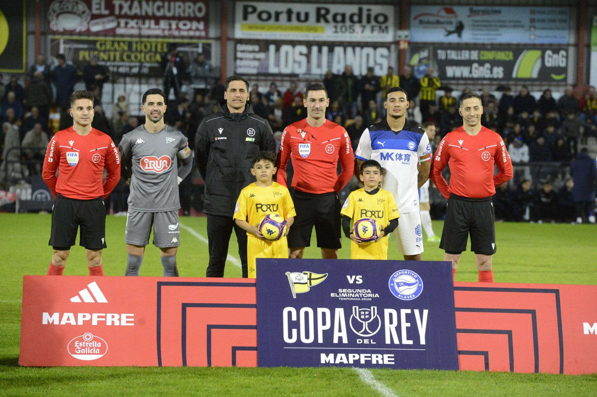 El Portugalete-Alavés, en imágenes