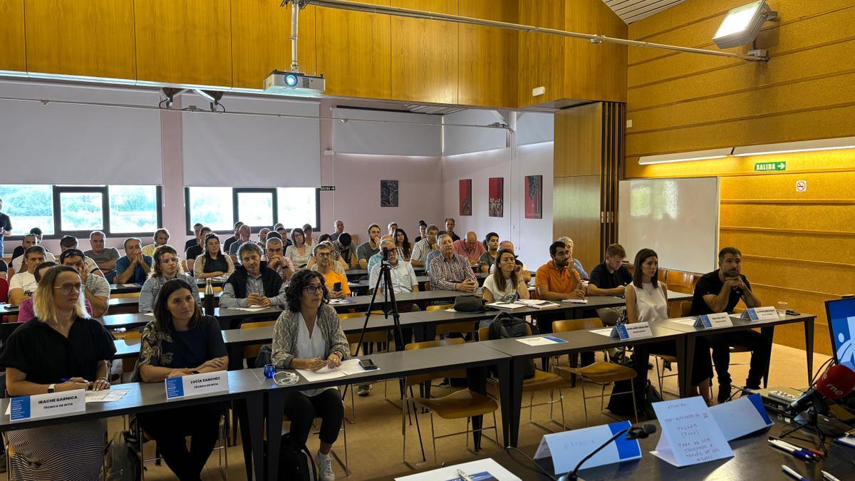 Asistentes a la jornada en Olite.