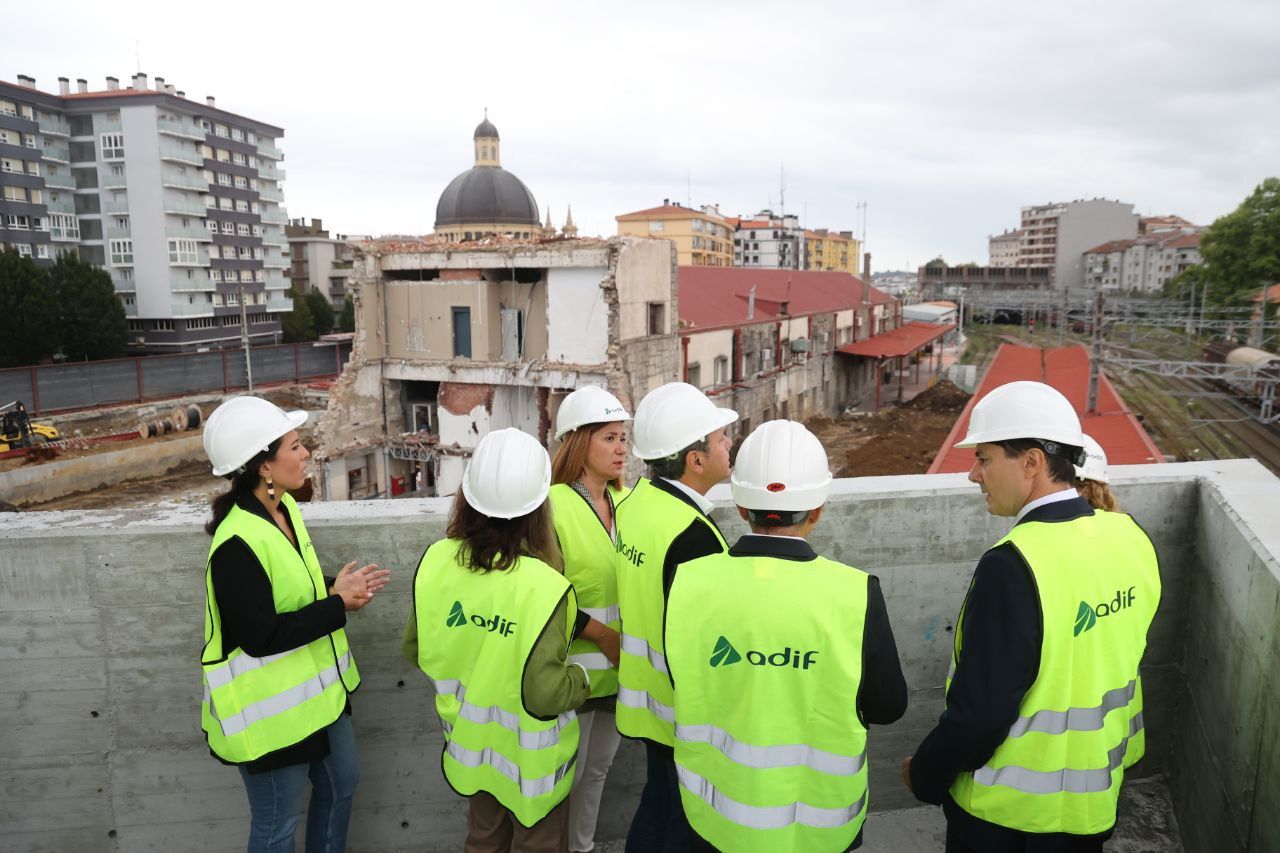 La nueva estación de tren de Irun toma forma