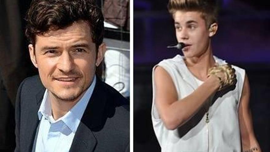 Orlando Bloom golpea a Justin Bieber en Ibiza