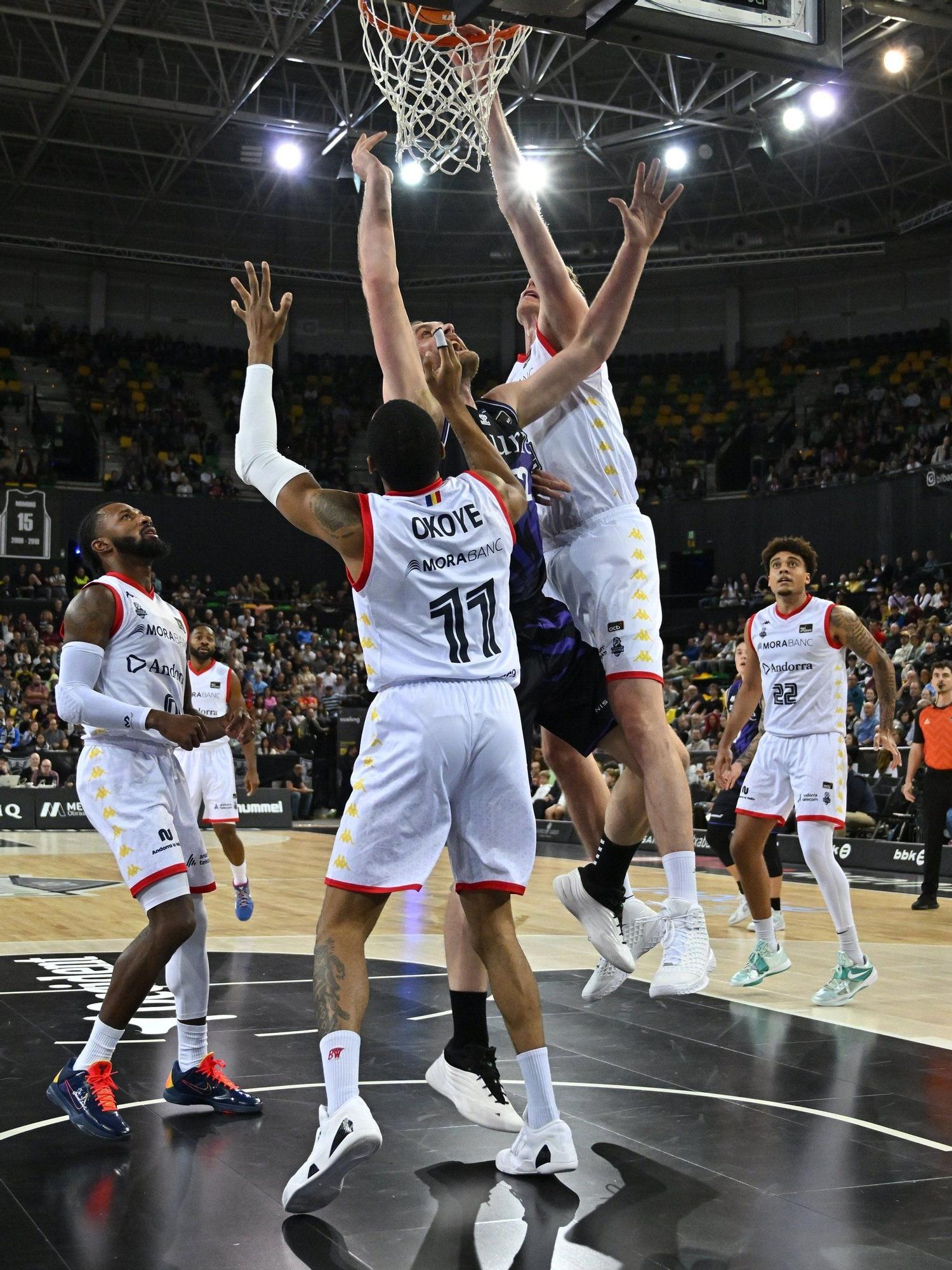 El Surne Bilbao Basket-Morabanc Andorra, en imágenes