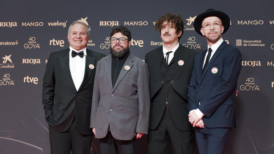 Presentadores y nominados muestran su apoyo a Palestina en la alfombra roja de los Goya