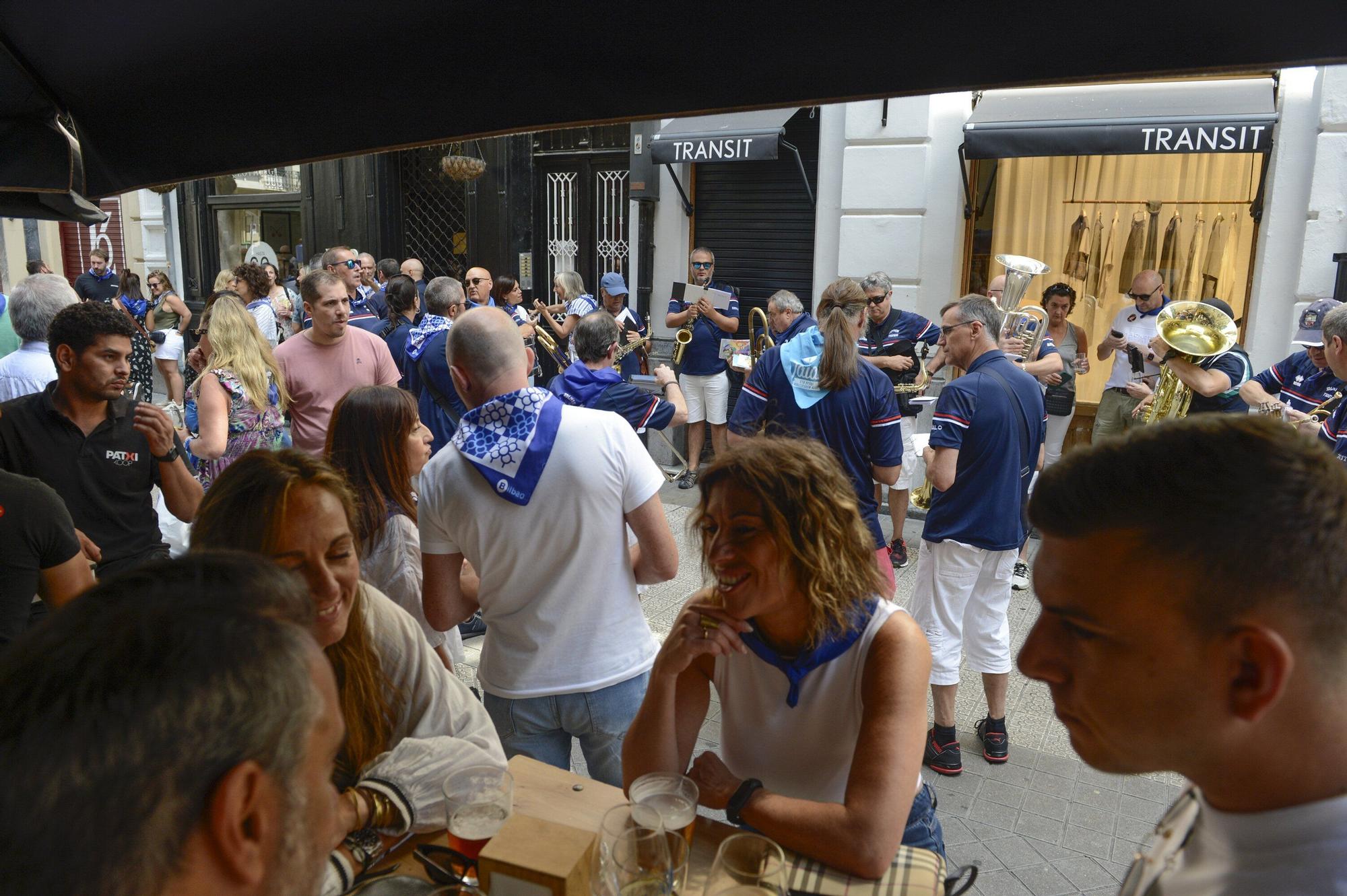 En imágenes: Fanfarria, potes y... mucha diversión en Aste Nagusia